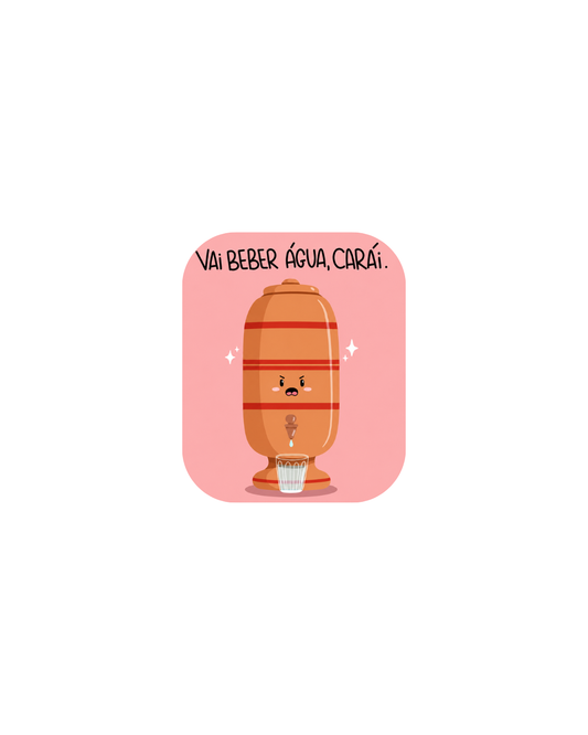 Morena "Vai Beber Água, Caraí" Sticker