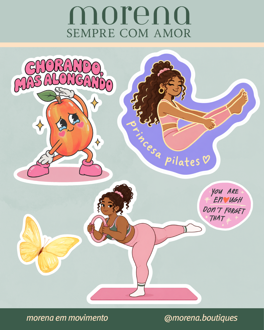 Morena em Movimento Sticker Pack