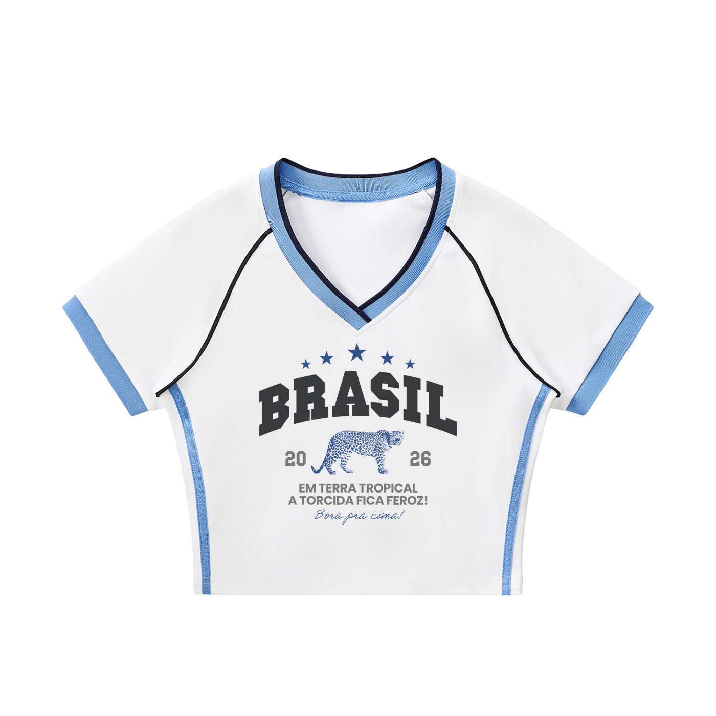 Brasil World Cup Crop Baby Tee